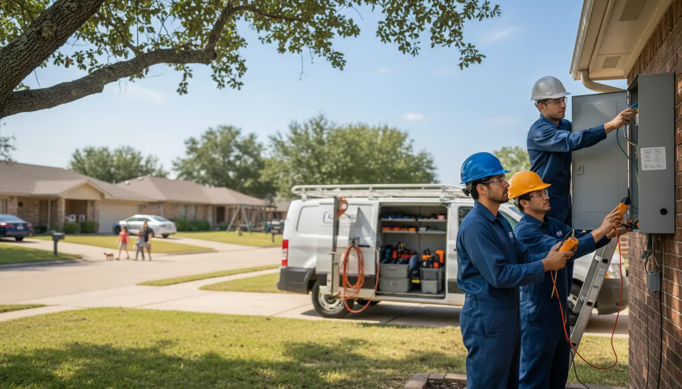 Certified electrician providing emergency electrical services in Triadelphia, WV
